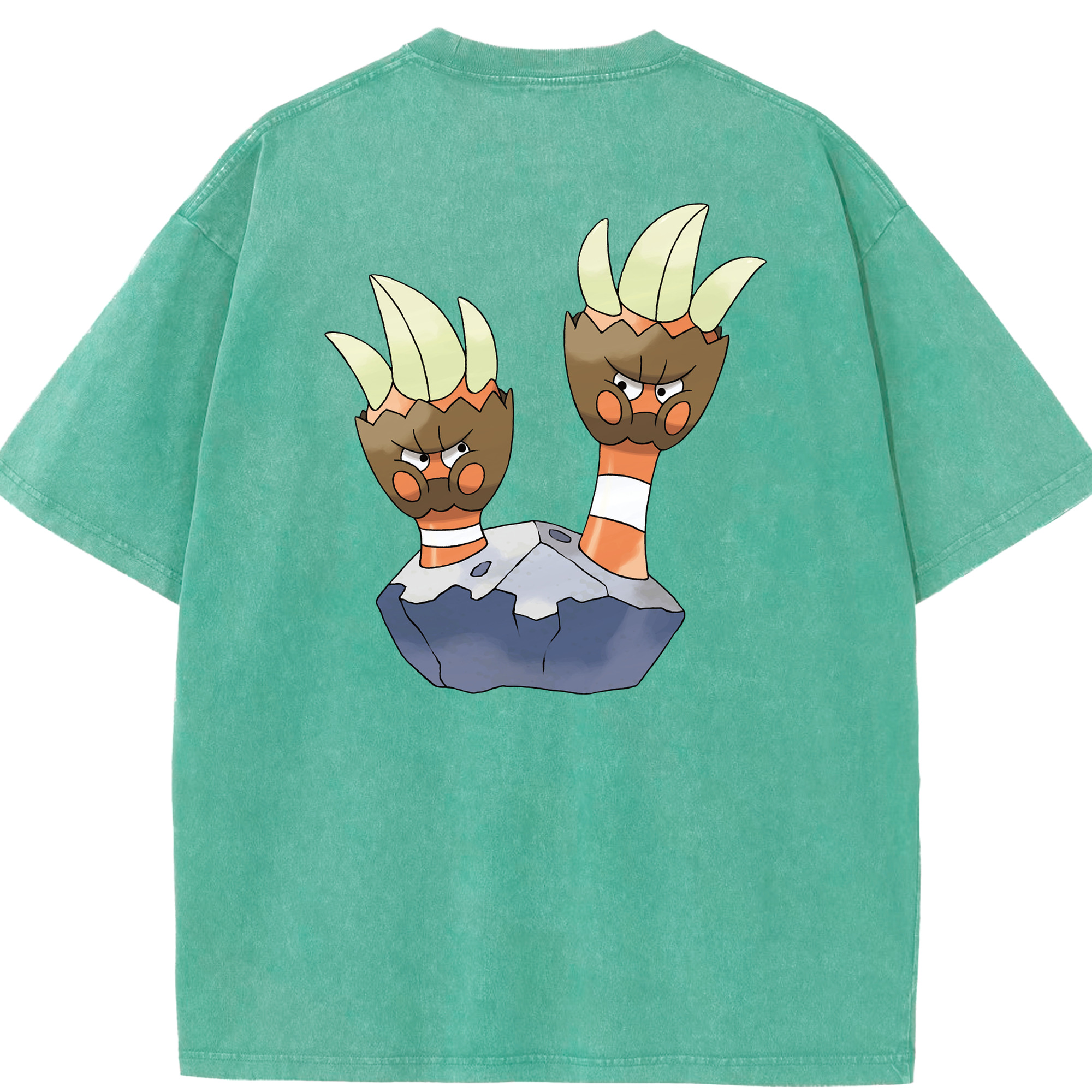 （画像用） ポケットモンスター Pokémon 綿100% ヴィンテージ風 半袖Tシャツ（背面プリント）